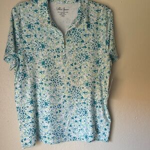 Lillie Green 3/4 Zip top